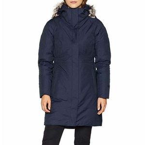 The North Face Arctic Hyvent Waterproof Down Parka Coat Hooded Coat Navy Large
